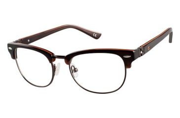 Image of LAmy CU 7019 Progressive Prescription Eyeglasses - Frame Brown, Size 50/18mm CU701902
