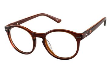 Image of LAmy CU7017 Prescription Eyeglasses - Frame Brown, Size 47/19mm CU701702