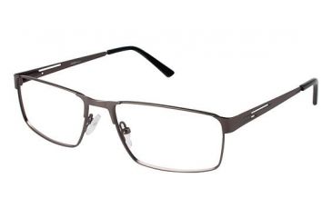 Image of LAmy Damien Single Vision Prescription Eyeglasses - Frame MATTE GUN LYDAMIEN01