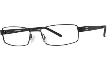 Image of LAmy Dasko 1015 Progressive Prescription Eyeglasses - Frame Black/Olive, Size 55/18mm LYDASKO101504