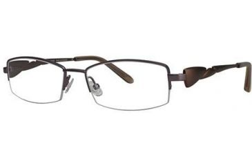 Image of LAmy Galea 2010 Single Vision Prescription Eyeglasses - Frame Light Purple/Brown, Size 51/16mm LYGALEA201004