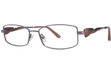 Image of LAmy Galea 2014 Bifocal Prescription Eyeglasses - Frame Light Purple/Brown, Size 53/15mm LYGALEA201405