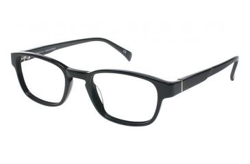 Image of LAmy Henri Single Vision Prescription Eyeglasses - Frame Black, Size 48/19mm LYHENRI01