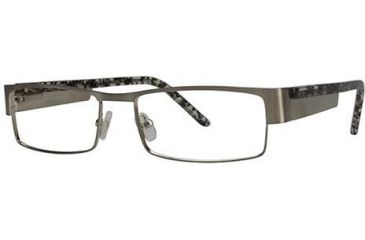Image of LAmy Jacques Progressive Prescription Eyeglasses - Frame Brushed Silver/Grey Tortoise, Size 55/17mm LYJACQUES03