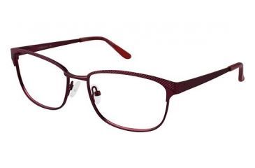 Image of LAmy Julienne Single Vision Prescription Eyeglasses - Frame MATTE BURGUNDY, Size 53/16mm LYJULIENNE02