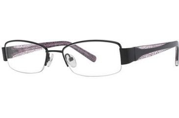 Image of LAmy Justine Progressive Prescription Eyeglasses - Frame Black/Black/Pink, Size 50/17mm LYJUSTINE01