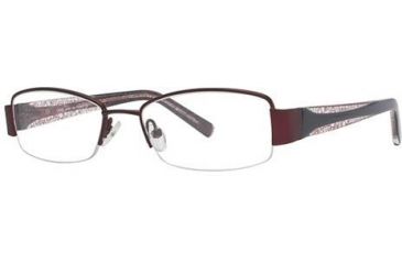 Image of LAmy Justine Progressive Prescription Eyeglasses - Frame Burgundy/Black, Size 50/17mm LYJUSTINE03