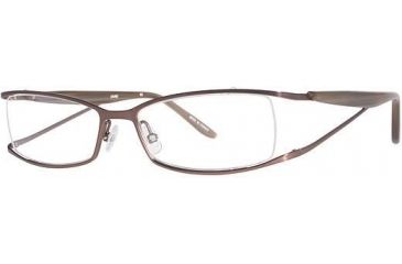 Image of LAmy LeafUS 1010 Progressive Prescription Eyeglasses - Frame Chocolate/Sand, Size 52/16mm LYLEAFUS101001