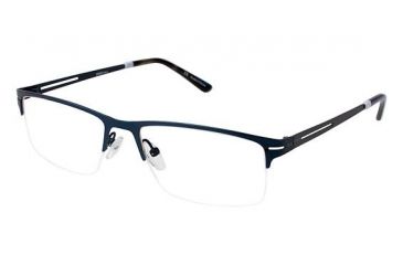 Image of LAmy Mathis Progressive Prescription Eyeglasses - Frame MATTE NAVY LYMATHIS03