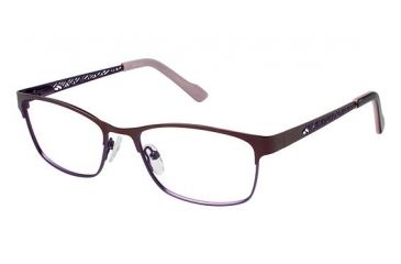 Image of LAmy Monique Single Vision Prescription Eyeglasses - Frame BURGUNDY, Size 51/16mm LYMONIQUE03