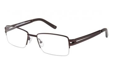 Image of LAmy Nathanael Progressive Prescription Eyeglasses - Frame Matte Brown LYNATHANAEL02
