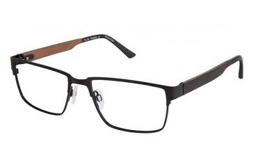 Image of LAmy NU005 Progressive Prescription Eyeglasses - Frame BLACK, Size 55/17mm LYNU00501