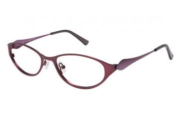Image of LAmy Olivie Eyeglass Frames - Frame Plum / Raspberry, Size 52/17mm LYOLIVIE03