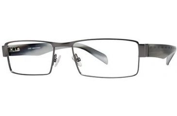 Image of LAmy Panama 1013 Single Vision Prescription Eyeglasses - Frame Matte Gunmetal LYPANAMA101306