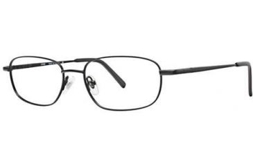 Image of LAmy Port 412 Single Vision Prescription Eyeglasses - Frame Black/Grey, Size 53/17mm LYPORT41203
