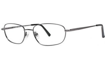 Image of LAmy Port 412 Single Vision Prescription Eyeglasses - Frame Black/Gunmetal, Size 53/17mm LYPORT41201