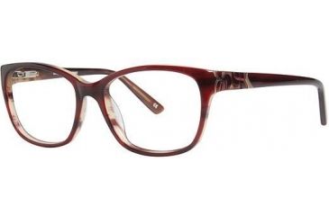 Image of LAmy Vivienne Eyeglass Frames - Frame Translucent Burgundy/ Clear Tortoise, Size 51/16mm LYVIVIENNE06
