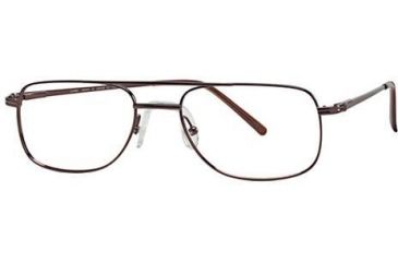 Image of LAmy W-Port 501 Single Vision Prescription Eyeglasses - Frame BRIGHT DARK BROWN, Size 55/19mm LYWPORT50102L