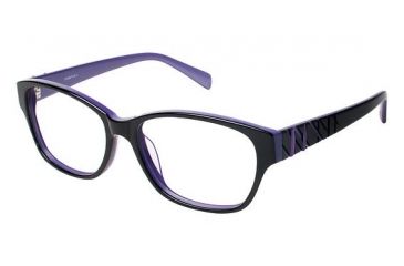 Image of LAmy Zoe Eyeglass Frames - Frame Black/Purple, Size 53/15mm LYZOE01