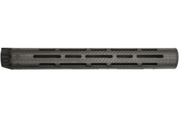 Image of Lancer LCR5 Lightweight Carbon-Fiber Extra Long Length Round Handguard For AR 5.56mm 16.25 Inches Black No Rail