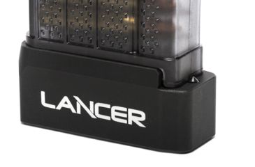 Image of Lancer Systems Basepad 6 Round Magazine Extension for L5 AWM, Black, NSN N L5AWM-EXTBP-06-BLK-6RD