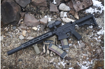 Image of Lancer Systems L5 Advanced Warfighter Magazine, .300 Blackout, 10-Round, Translucent Smoke, 999-000-4280-03