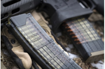 Image of Lancer Systems L5 Advanced Warfighter Magazine, .300 Blackout, 10-Round, Translucent Smoke, 999-000-4280-03