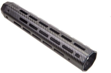 Image of Lancer Systems LCH7 Octagon Carbon Fiber Handguard, 7.62mm, 7.2 in, Carbine Length, Standard, 18 TPI, Black, LCH7-06-ML-ST-18