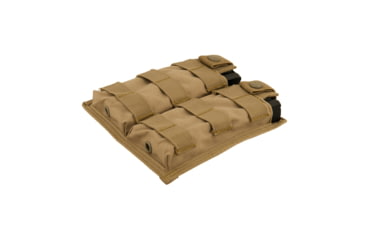 Image of Lancer Tactical 1000D Nylon Double MOLLE Magainze Pouch, Tan, CA-1513TN