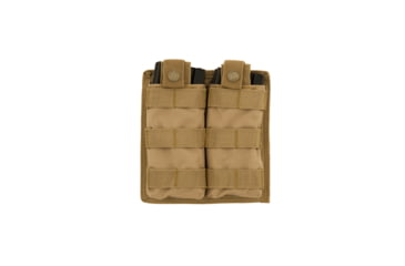 Image of Lancer Tactical 1000D Nylon Double MOLLE Magainze Pouch, Tan, CA-1513TN