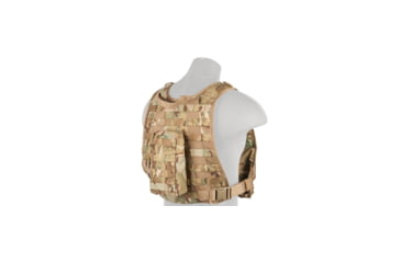 Image of Lancer Tactical 1000D Nylon MOLLE Plate Carrier Vest, Camo, CA-301CN