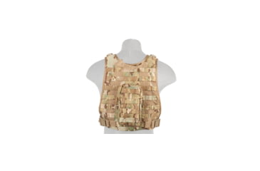 Image of Lancer Tactical 1000D Nylon MOLLE Plate Carrier Vest, Camo, CA-301CN