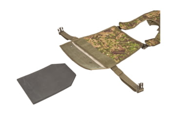 Image of Lancer Tactical 1000D Nylon MOLLE Plate Carrier Vest, Pancott Green, CA-301PN