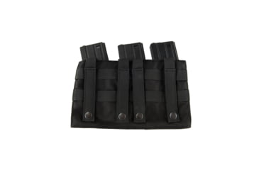 Image of Lancer Tactical 1000D Nylon MOLLE Triple AR Mag Pouch, Black, CA-1843BN