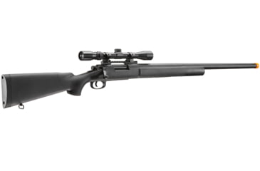 Image of Lancer Tactical Airsoft M24 Bolt Action Sniper Rifle w/ Scope, Black, LT-28A