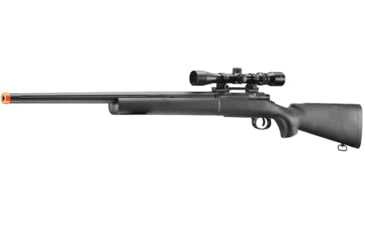 Image of Lancer Tactical Airsoft M24 Bolt Action Sniper Rifle w/ Scope, Black, LT-28A