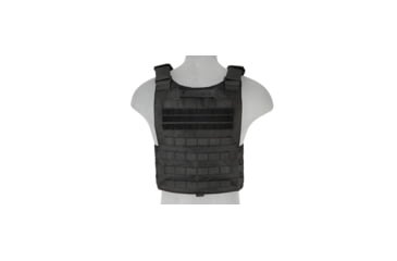 Image of Lancer Tactical Buckle Up Version Airsoft Plate Carrier, Black, CA-297B
