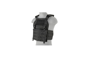 Image of Lancer Tactical Buckle Up Version Airsoft Plate Carrier, Black, CA-297B