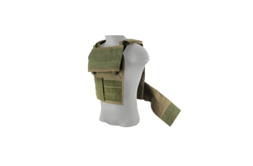 Image of Lancer Tactical Buckle Up Version Airsoft Plate Carrier, Olive Drab, CA-297G