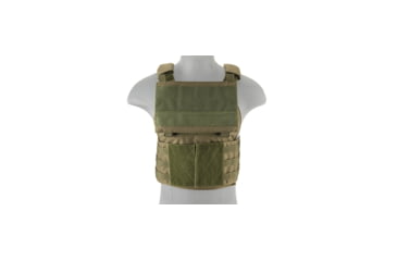 Image of Lancer Tactical Buckle Up Version Airsoft Plate Carrier, Olive Drab, CA-297G