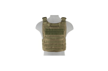 Image of Lancer Tactical Buckle Up Version Airsoft Plate Carrier, Olive Drab, CA-297G