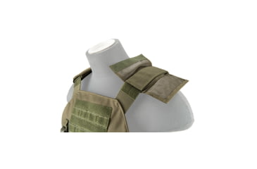 Image of Lancer Tactical Buckle Up Version Airsoft Plate Carrier, Olive Drab, CA-297G