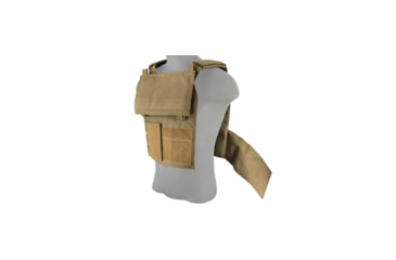 Image of Lancer Tactical Buckle Up Version Airsoft Plate Carrier, Tan, CA-297T