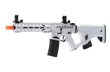Image of Lancer Tactical Enforcer Battle Hawk 10in Skeleton AEG w/ Alpha Stock, White/Black, LT-34WCB10-G2-ME