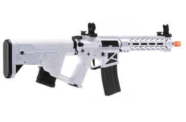 Image of Lancer Tactical Enforcer Battle Hawk 10in Skeleton AEG w/ Alpha Stock, White/Black, LT-34WCB10-G2-ME