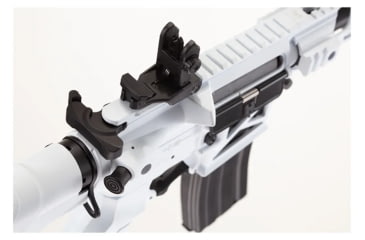 Image of Lancer Tactical Enforcer Battle Hawk 10in Skeleton AEG w/ Alpha Stock, White/Black, LT-34WCB10-G2-ME
