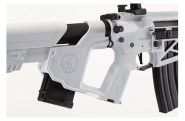 Image of Lancer Tactical Enforcer Battle Hawk 10in Skeleton AEG w/ Alpha Stock, White/Black, LT-34WCB10-G2-ME
