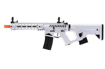 Image of Lancer Tactical Enforcer Battle Hawk 10in Skeleton AEG w/ Alpha Stock, White/Black, LT-34WCB10-G2-ME