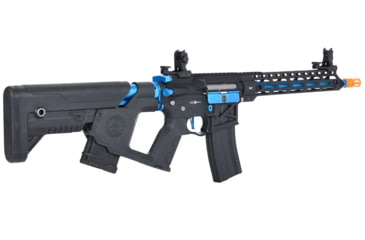 Image of Lancer Tactical Enforcer Blackbird Skeleton AEG, Black/Blue, LT-30BCN-G2-ME