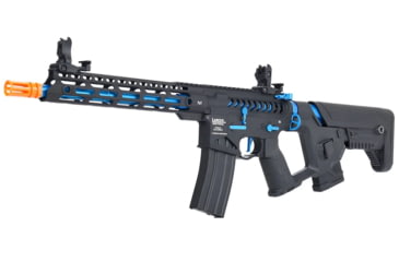 Image of Lancer Tactical Enforcer Blackbird Skeleton AEG, Black/Blue, LT-30BCN-G2-ME